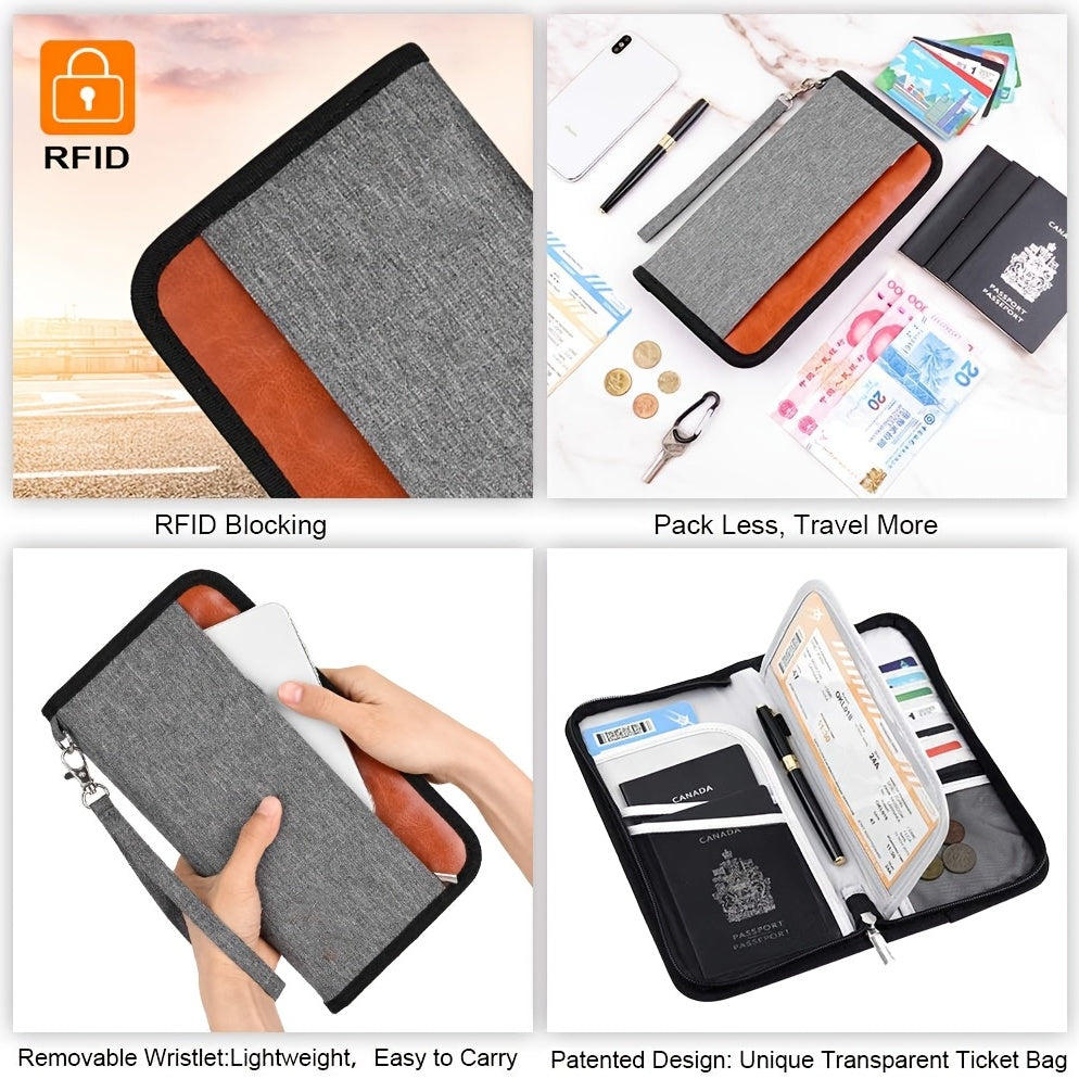 Marlowe | SecureTravel RFID Family Travel Passport Holder 2