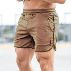  Men's Athletic Shorts - Lightweight Breathable - Elastic Waist - Side Pockets-3