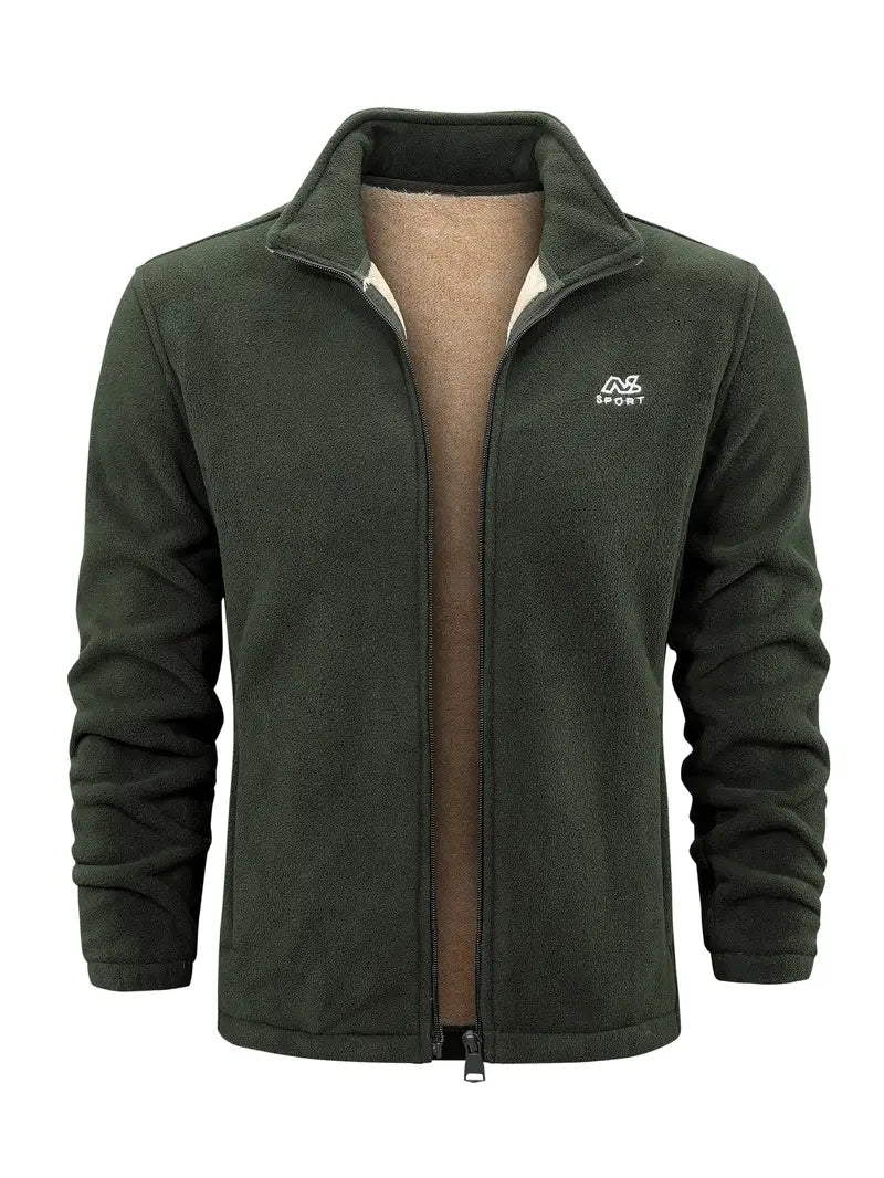 DENZIL | Fleece Lined Warm Cardigan-3