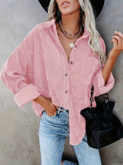  CASSIE | Corduroy Shirt Spring-1