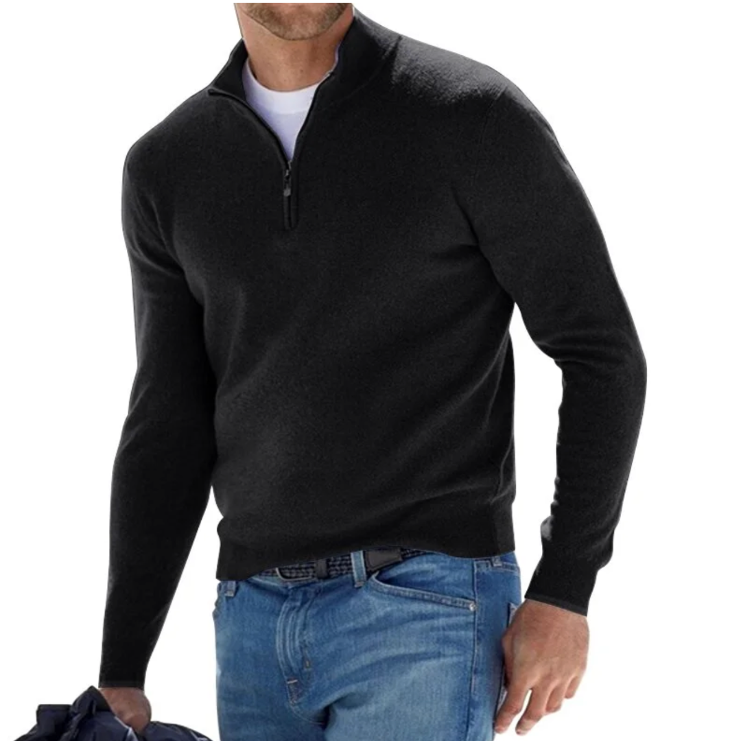 MORRIS | Zip-Up Pullover Men-4