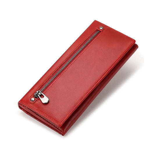 Olivia | RFID-blocking Large Leather Travel Wallet 1
