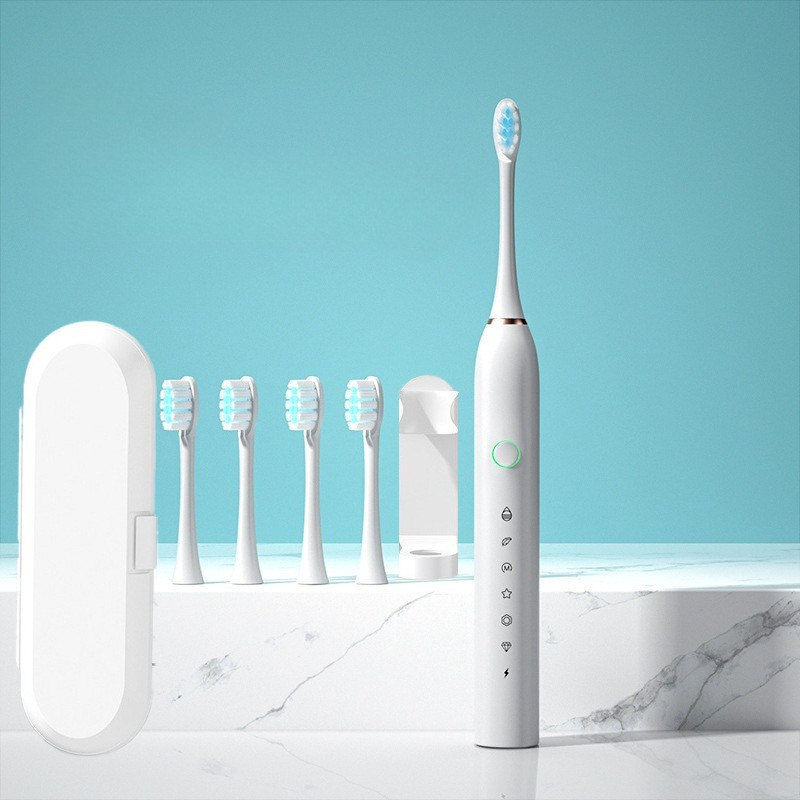 Variant image for X2 white with 4 brush heads [new model] + travel box + stand