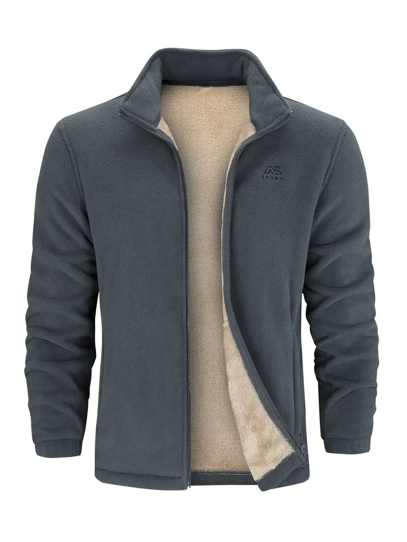DENZIL | Fleece Lined Warm Cardigan-5