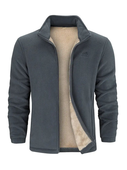 DENZIL | Fleece Lined Warm Cardigan-5