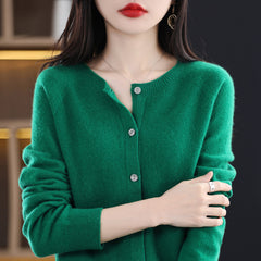 LOUISE | Essential Soft-Touch Button-Up Cardigan