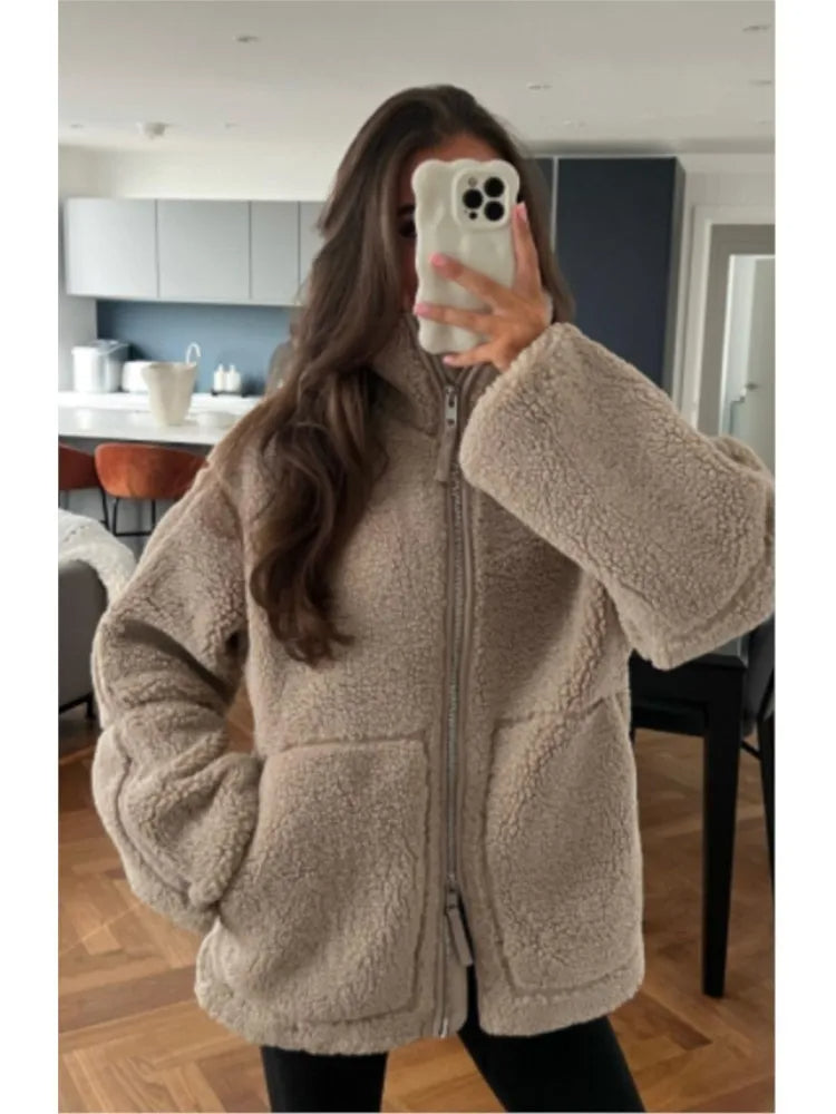 ANGELINA | Teddy Fleece Jacket 1