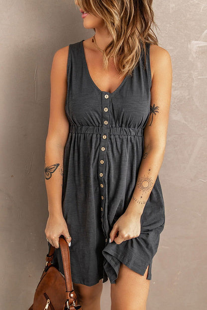  AVINA | Stylish Summer Button-Down Dress-1