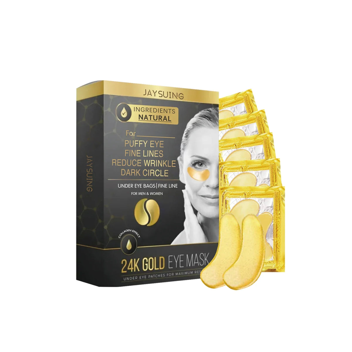 GoldGlow – 24k Gold Eye Masks for Wrinkles & Puffiness-1