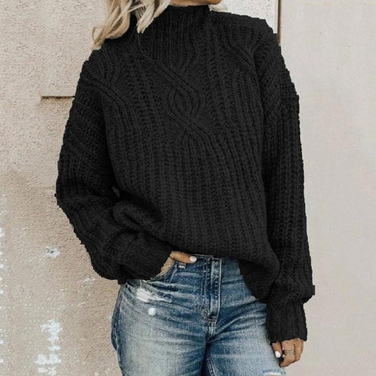 Adelinna | Women's Loose Casual Knit Sweater | Warm 0