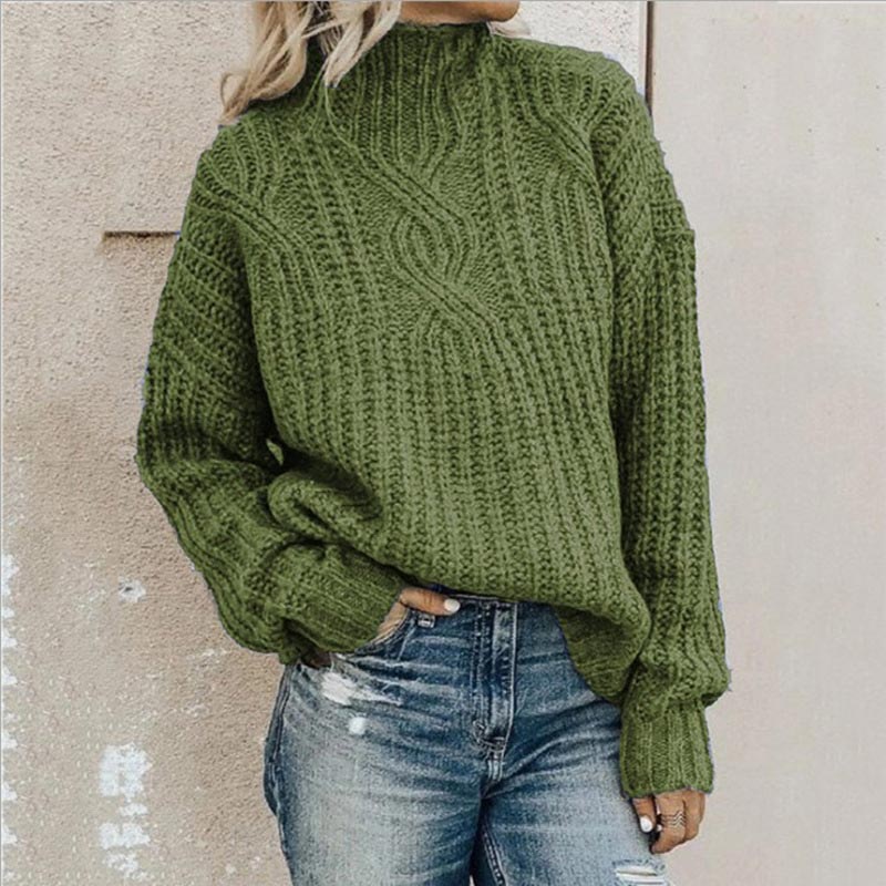 Adelinna | Women's Loose Casual Knit Sweater | Warm 1