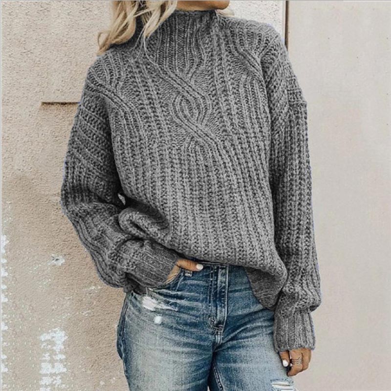 Adelinna | Women's Loose Casual Knit Sweater | Warm 2