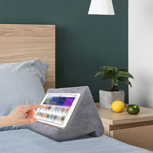 Adjustable tablet handler with soft fabric design for iPad and tablets - perfect for reading and filming 0