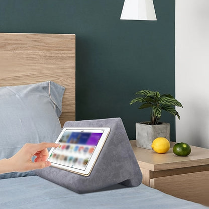 Adjustable tablet handler with soft fabric design for iPad and tablets - perfect for reading and filming 1