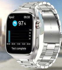 Advanced Health Smartwatch with EKG, blood sugar monitoring, 2.04-inch amoled display-water-density fitness tracker 3