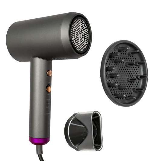 AirFlow Pro - Compact Hair Dryer with Diffuser and Concentrator 0