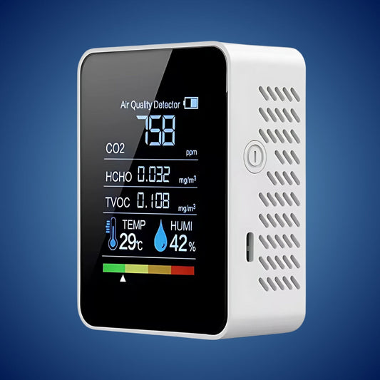 AirSense Pro CO2 Carbon Dioxide Monitor Air Quality Detector | Real-Time Alerts - Air Quality Monitor - for Clean Air 0