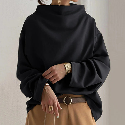 Aleah | Women's Fashionable Turtleneck Sweater | Black 0