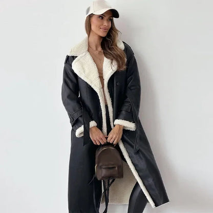 Alwinaal | Women's Button Down Long Down Coat | Warm 2