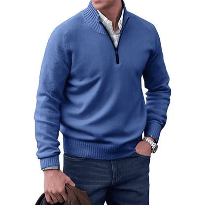 Andrew | Men's Quarter-Zip Knit Pullover 1