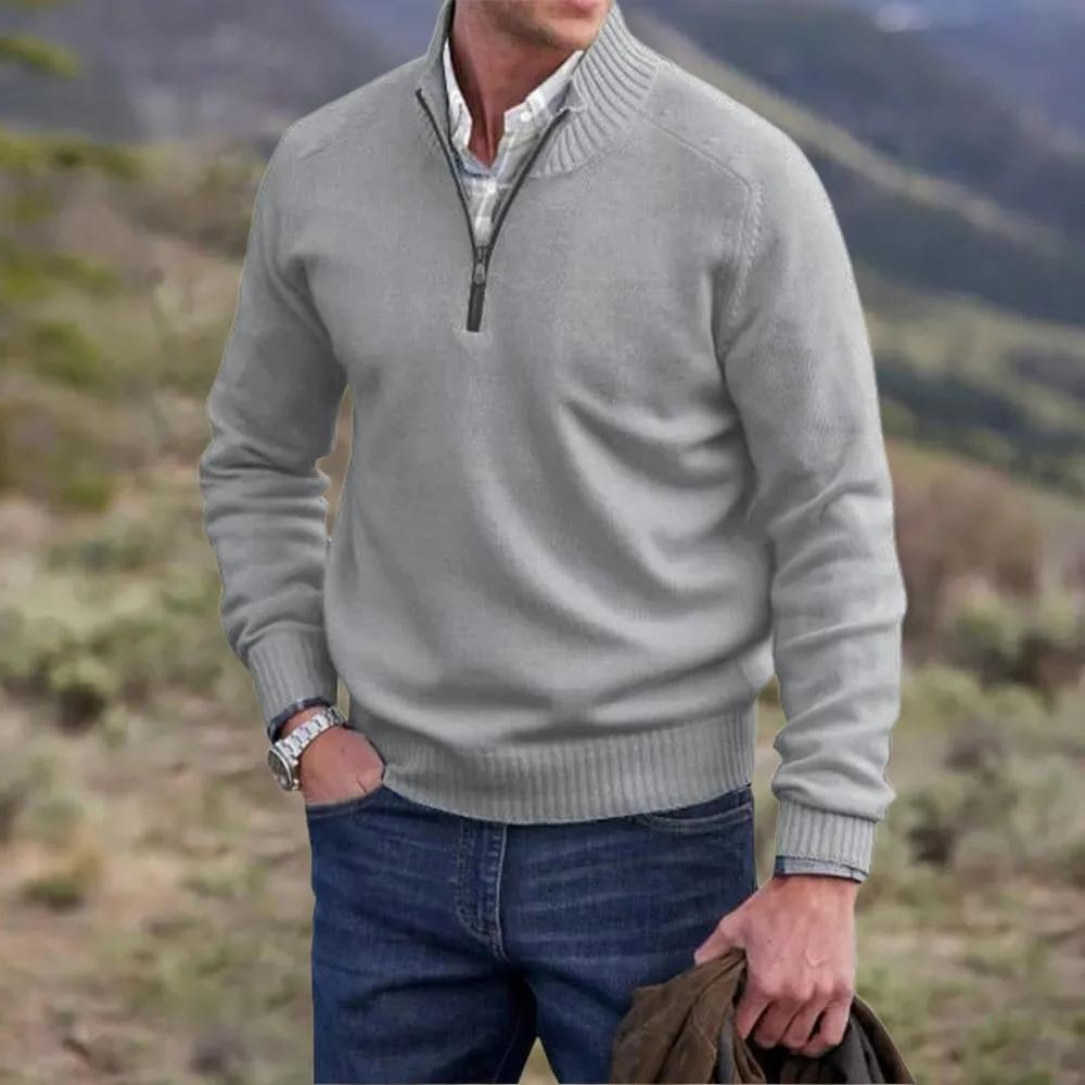 Andrew | Men's Quarter-Zip Knit Pullover 2