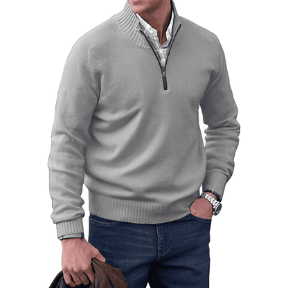 Andrew | Men's Quarter-Zip Knit Pullover 5