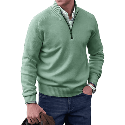 Andrew | Men's Quarter-Zip Knit Pullover 7