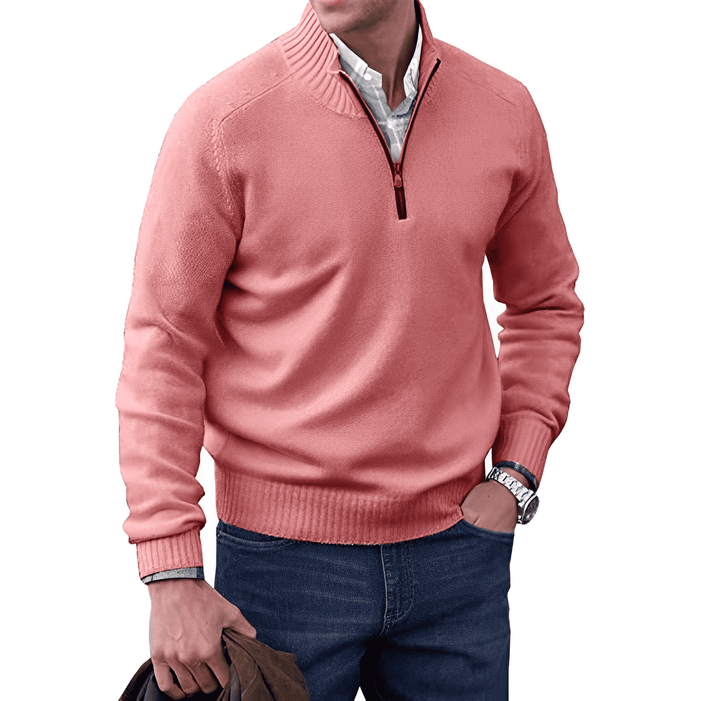 Andrew | Men's Quarter-Zip Knit Pullover 8