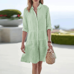 Anna – Striped Summer Dress 1