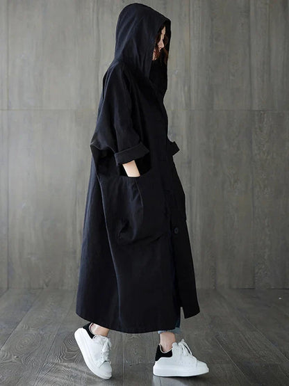 Anselmia | Women's Hooded Trench Coat 7
