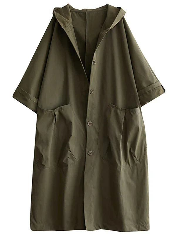 Anselmia | Women's Hooded Trench Coat 9