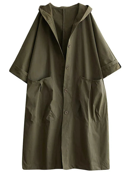 Anselmia | Women's Hooded Trench Coat 9