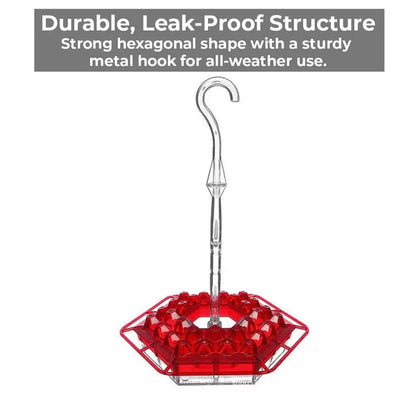 Ant-Proof Hummingbird Feeder with 30 Bee-Resistant Ports 2