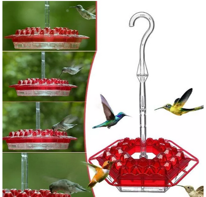 Ant Proof Hummingbird Feeder Outdoor Hanging Perch 4