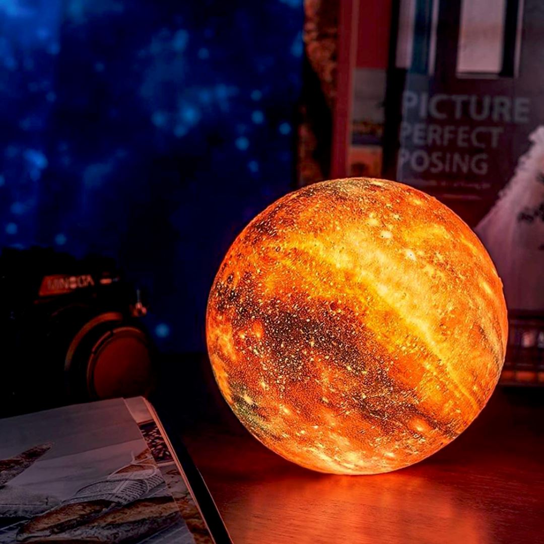 Asteria | Wireless 3D Moon Lamp 2