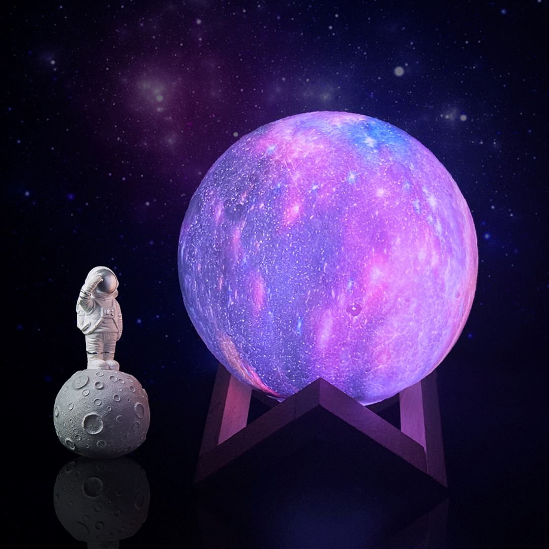 Asteria | Wireless 3D Moon Lamp 8