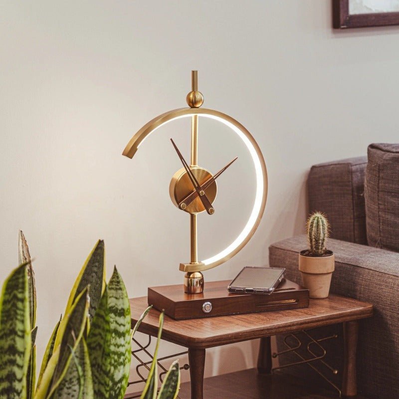 AuraTime™ | Luxury Lamp Clock and Charger 2
