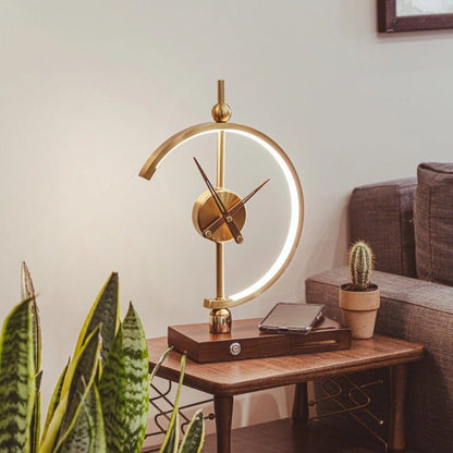 AuraTime™ | Luxury Lamp Clock and Charger 2