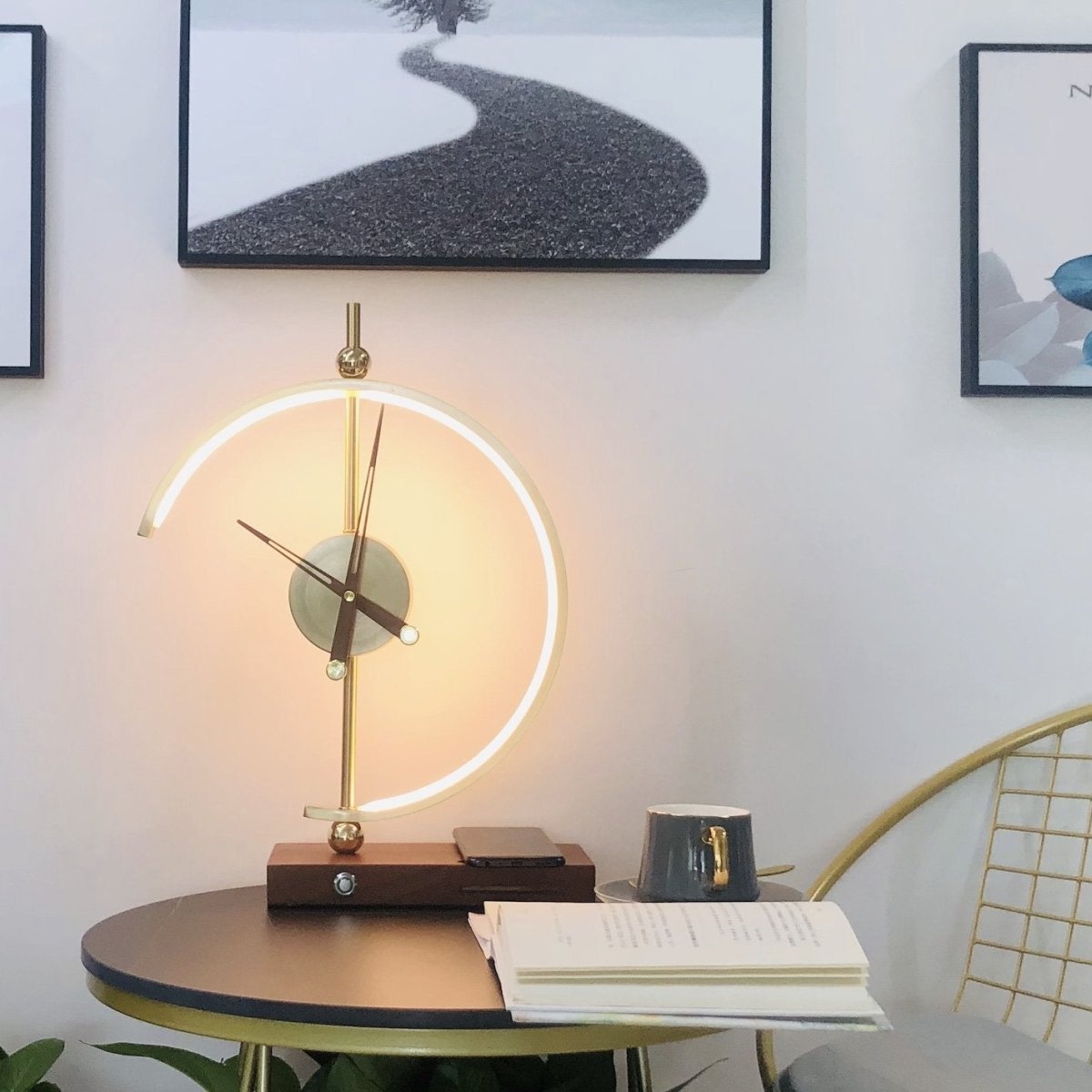 AuraTime™ | Luxury Lamp Clock and Charger 3