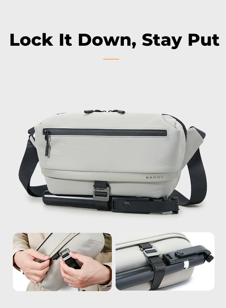 BANGE 2025 Ultralight, waterproof sling bag for urban explorers 5
