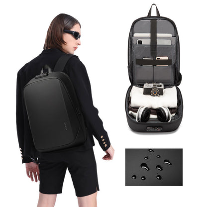 BANGE Anti-Theft Hard Shell Backpack with TSA Lock and USB Port 1
