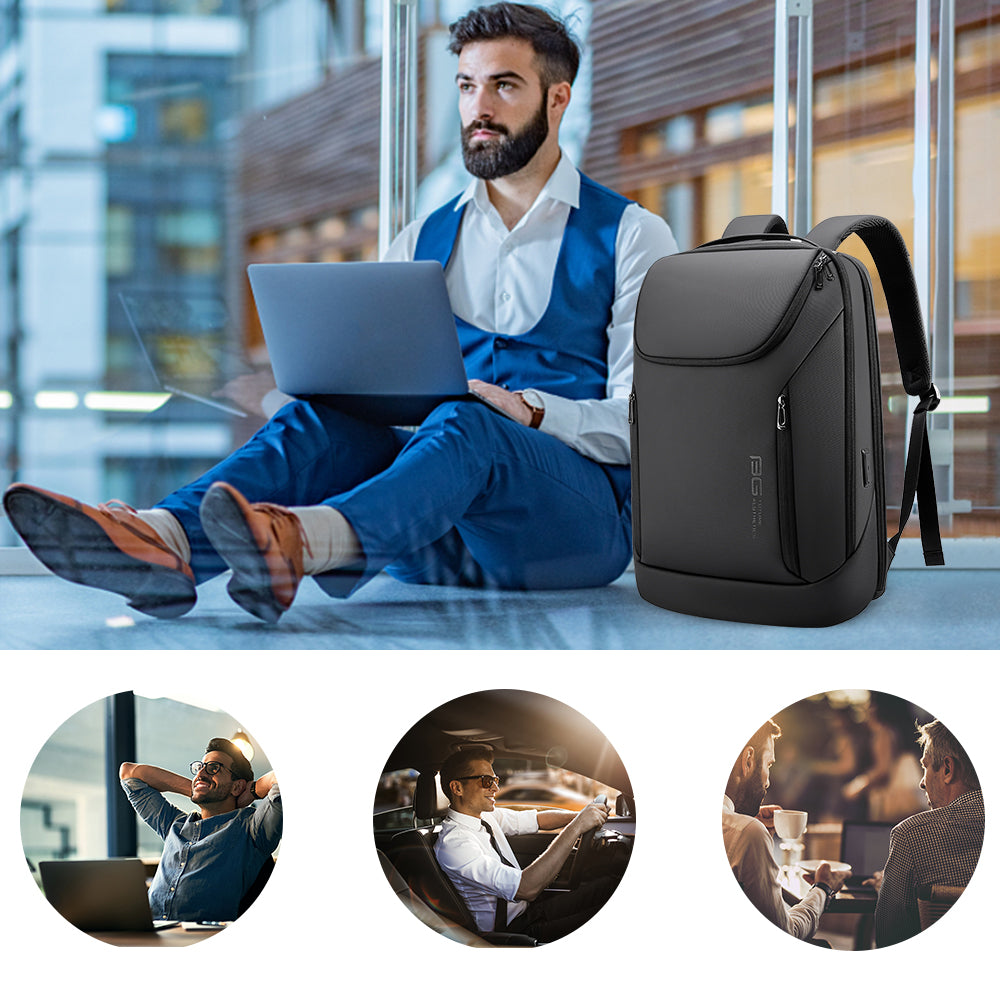 BANGE Business Waterproof Backpack Suitable for 15.6 inch Laptop Backpack with USB Charging 6