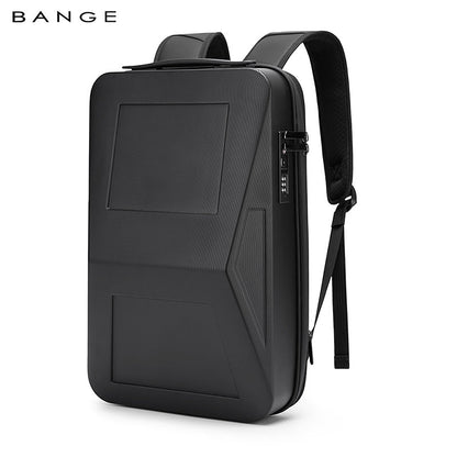 BANGE Expandable Anti-Theft Hard Shell Backpack with USB Port and Organizer 0