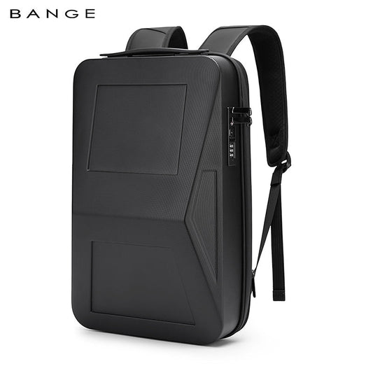 BANGE Expandable Anti-Theft Hard Shell Backpack with USB Port and Organizer 0