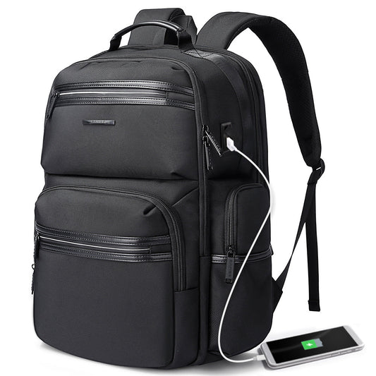 BANGE Laptop Backpack for Men, Business Travel Backpacks with USB Charging Port, Weekender Carry-on Backpack 0