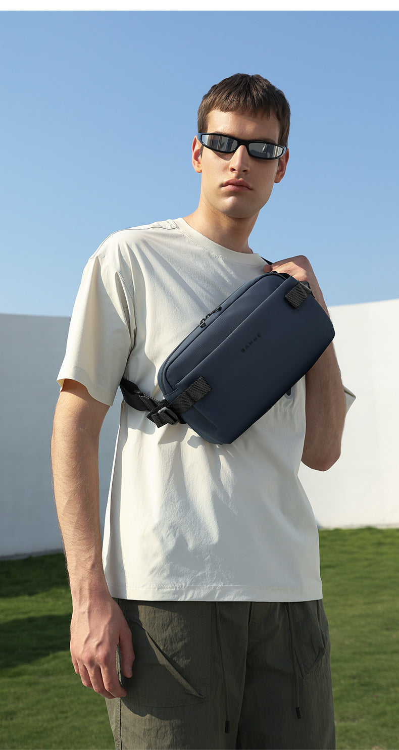 BANGE Minimalist Waterproof Urban Crossbody Shoulder Bag for Commuting/Travel 4
