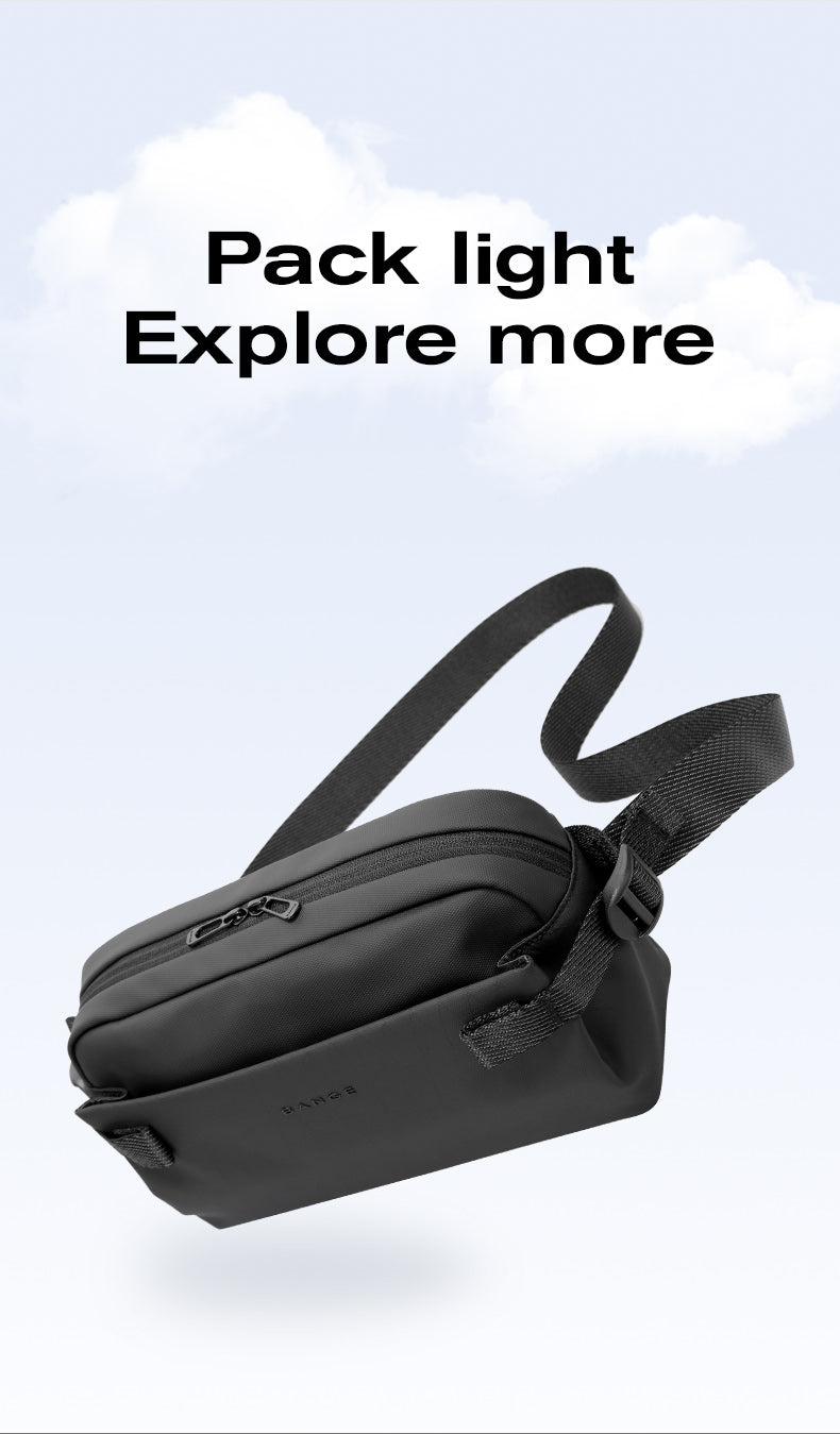 BANGE Minimalist Waterproof Urban Crossbody Shoulder Bag for Commuting/Travel 7