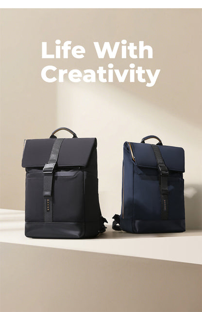 BANGE NEWS Waterproof, lightweight roll-top backpack for the way to school 4