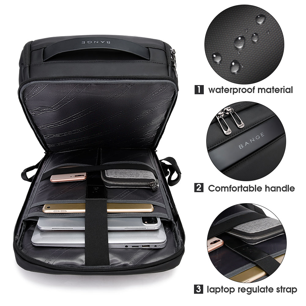 BANGE New Arrive New business 15.6 inch Laptop Backpack For Men and women 2