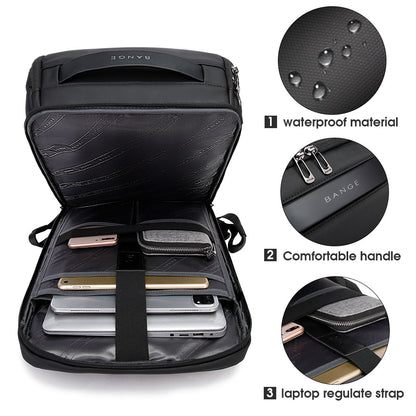 BANGE New Arrive New business 15.6 inch Laptop Backpack For Men and women 2